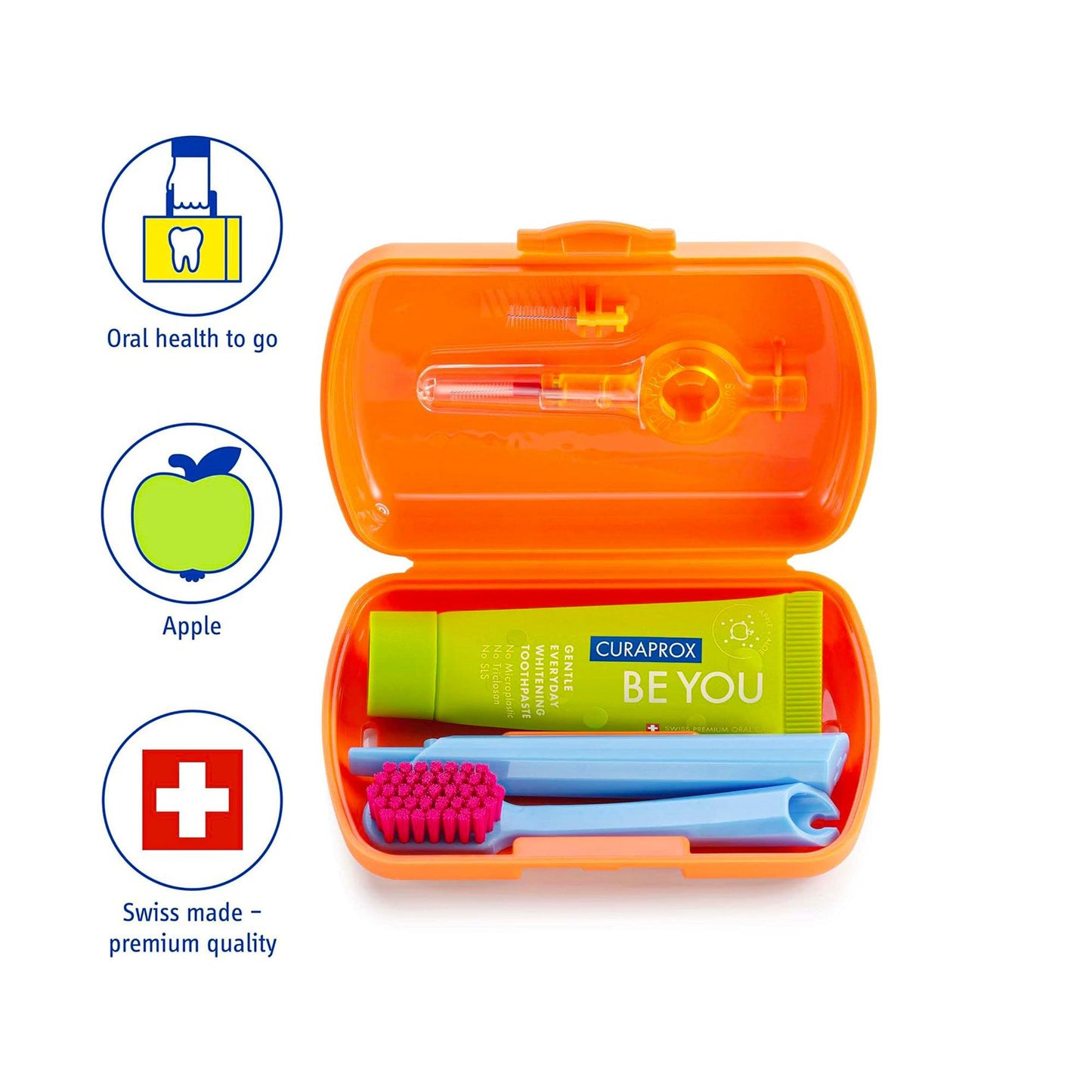 CURAPROX DENTAL TRAVEL SET ORANGE