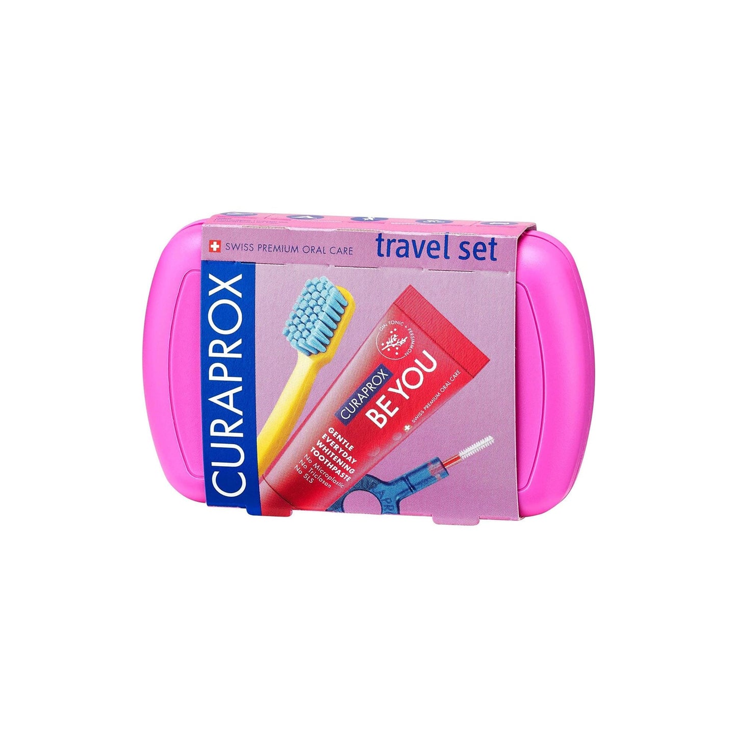 CURAPROX DENTAL TRAVEL SET PINK