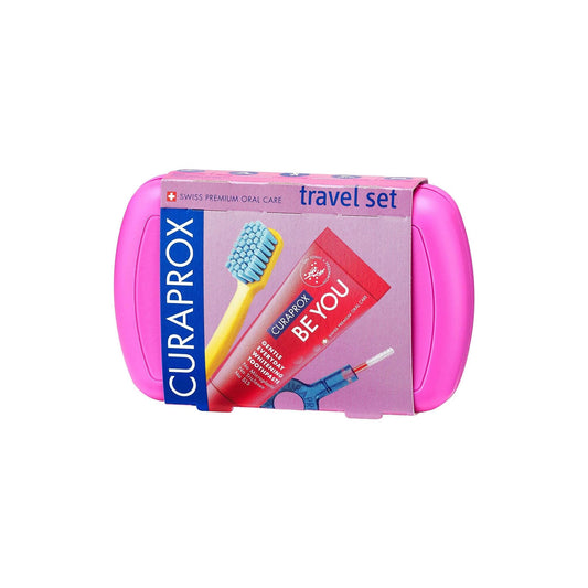 CURAPROX DENTAL TRAVEL SET PINK