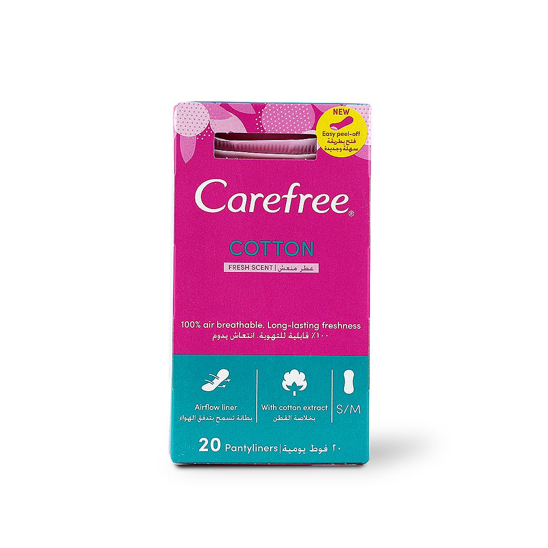 CAREFREE PANTYLINERS FRESH BREATHABLE 20 S