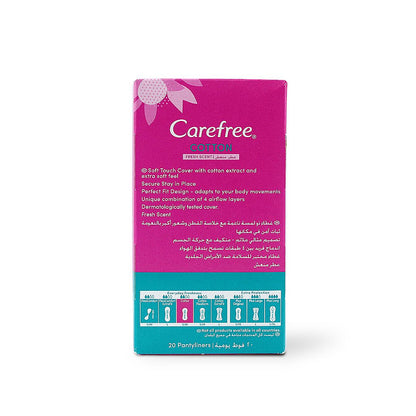 CAREFREE PANTYLINERS FRESH BREATHABLE 20 S