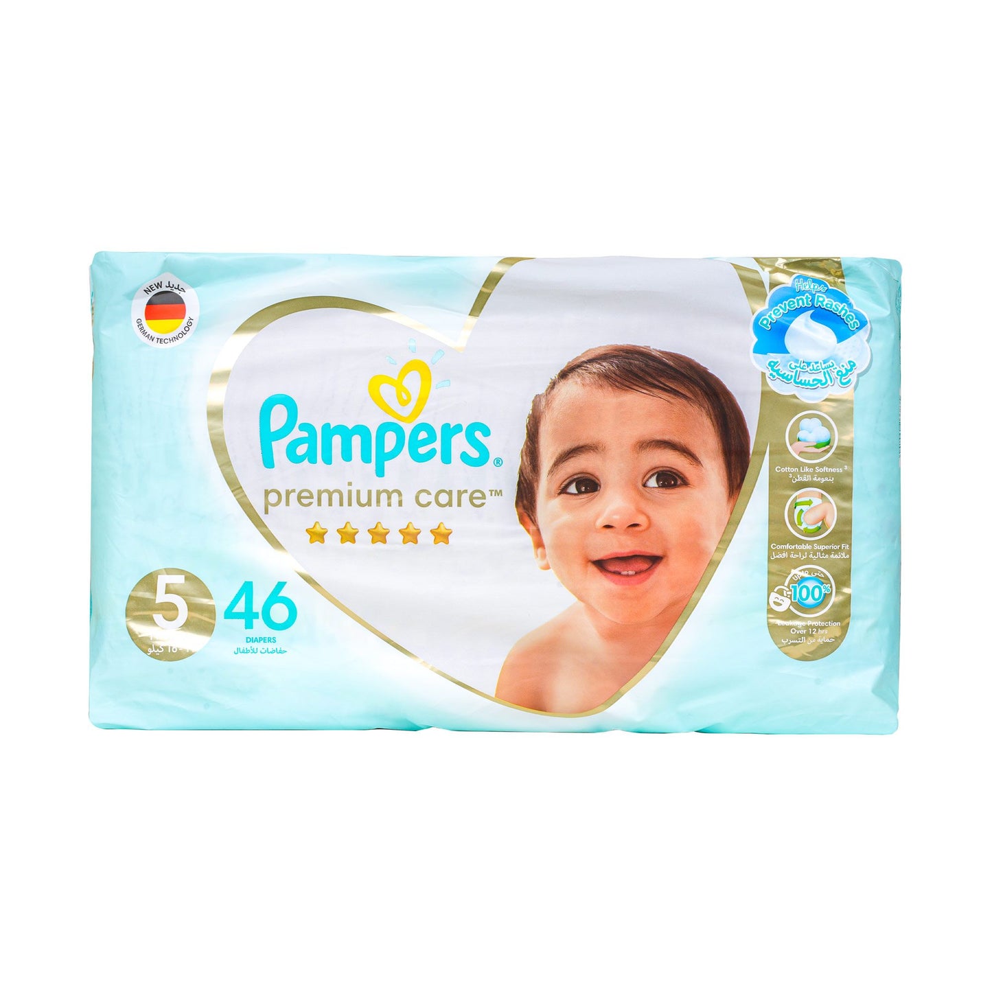 PAMPERS PREMIUM 5 JUNIOR 46 S