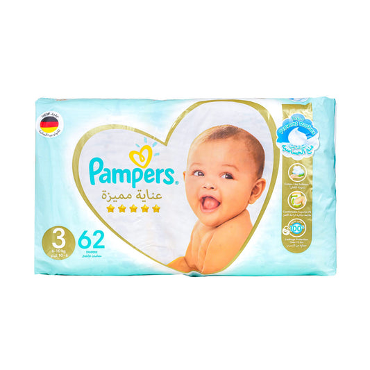 PAMPERS PREMIUM 3 MEDIUM 62 S