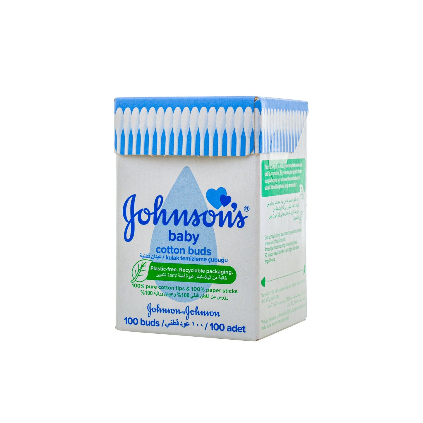 JOHNSONS COTTON BUDS 100 S