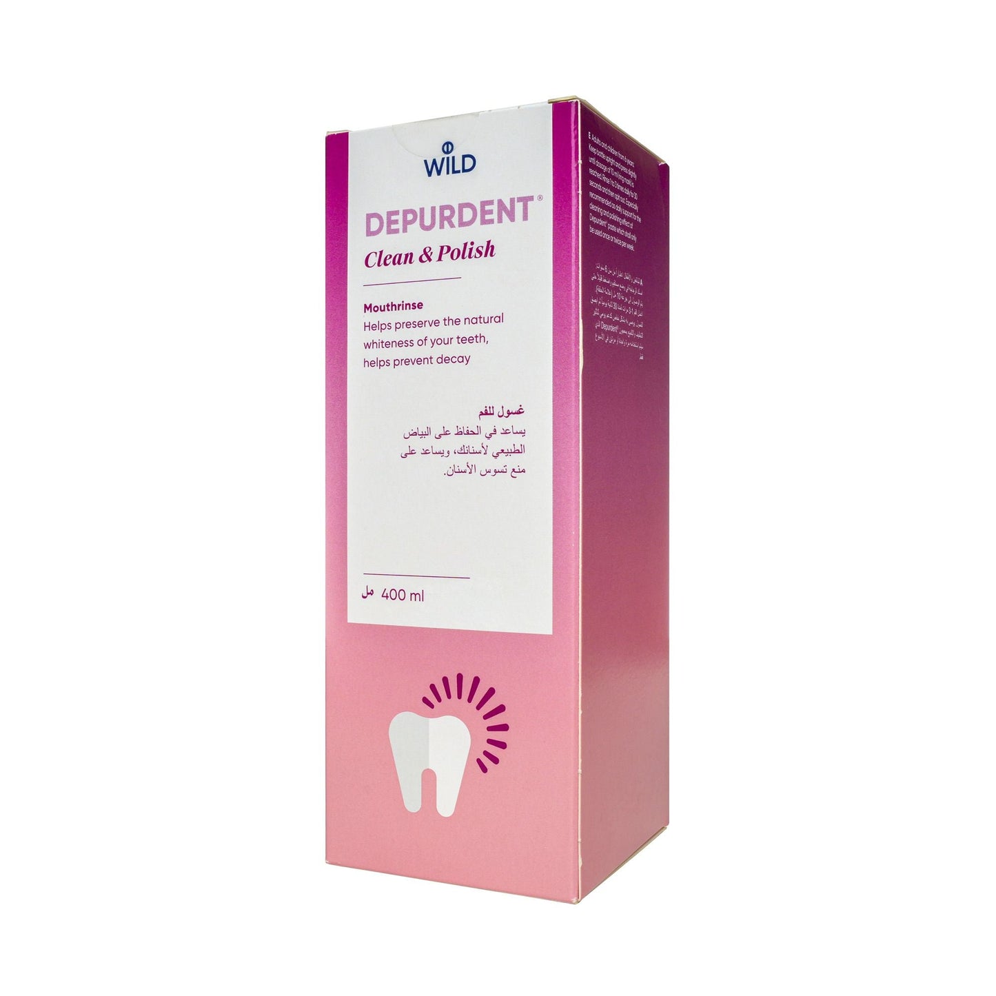 DEPURDENT CLEAN & POLISH MOUTHRINSE 400 ML