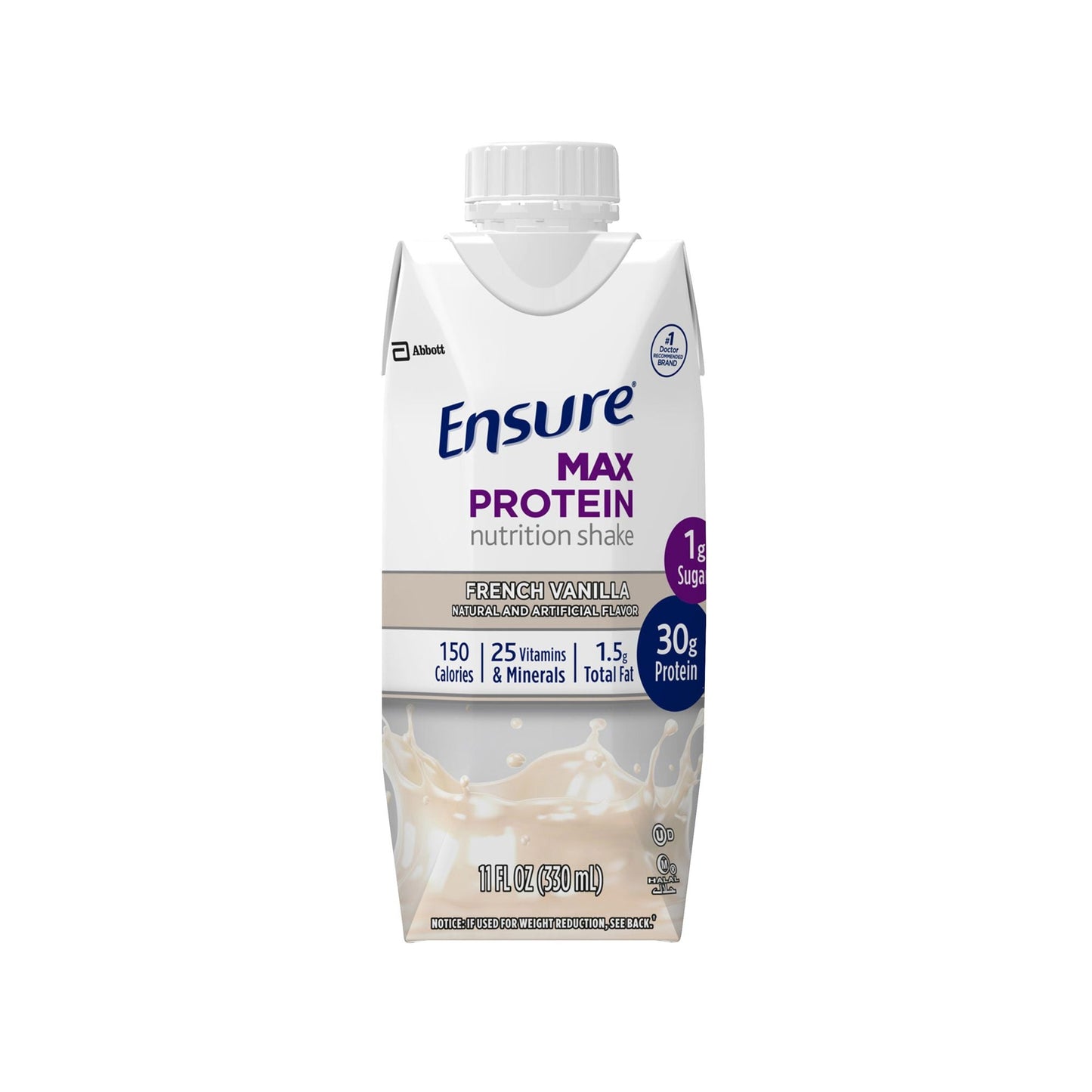 ENSURE MAX PROTEIN MILK FRENCH VANILLA 330 ML