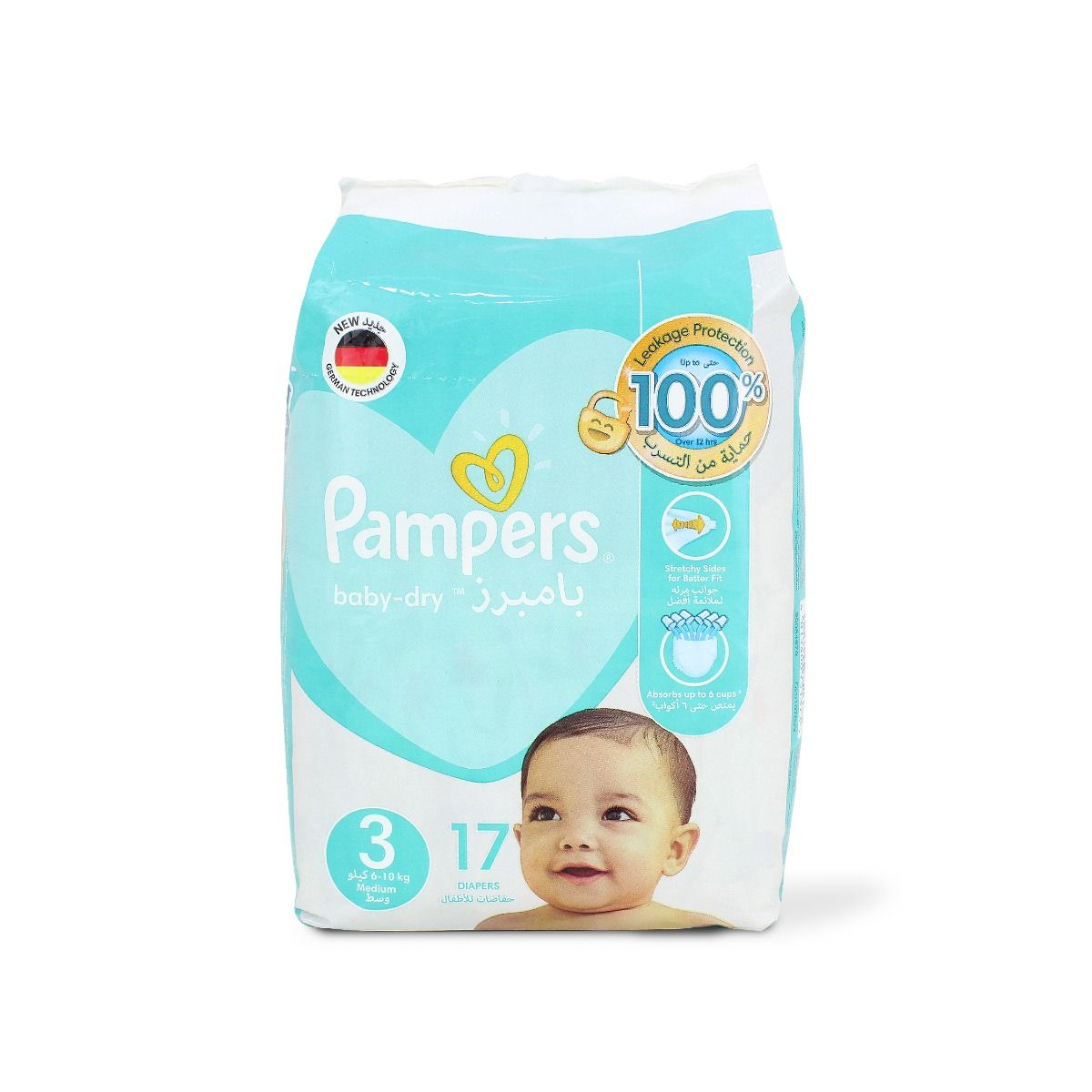 PAMPERS 3 MEDIUM 17 S