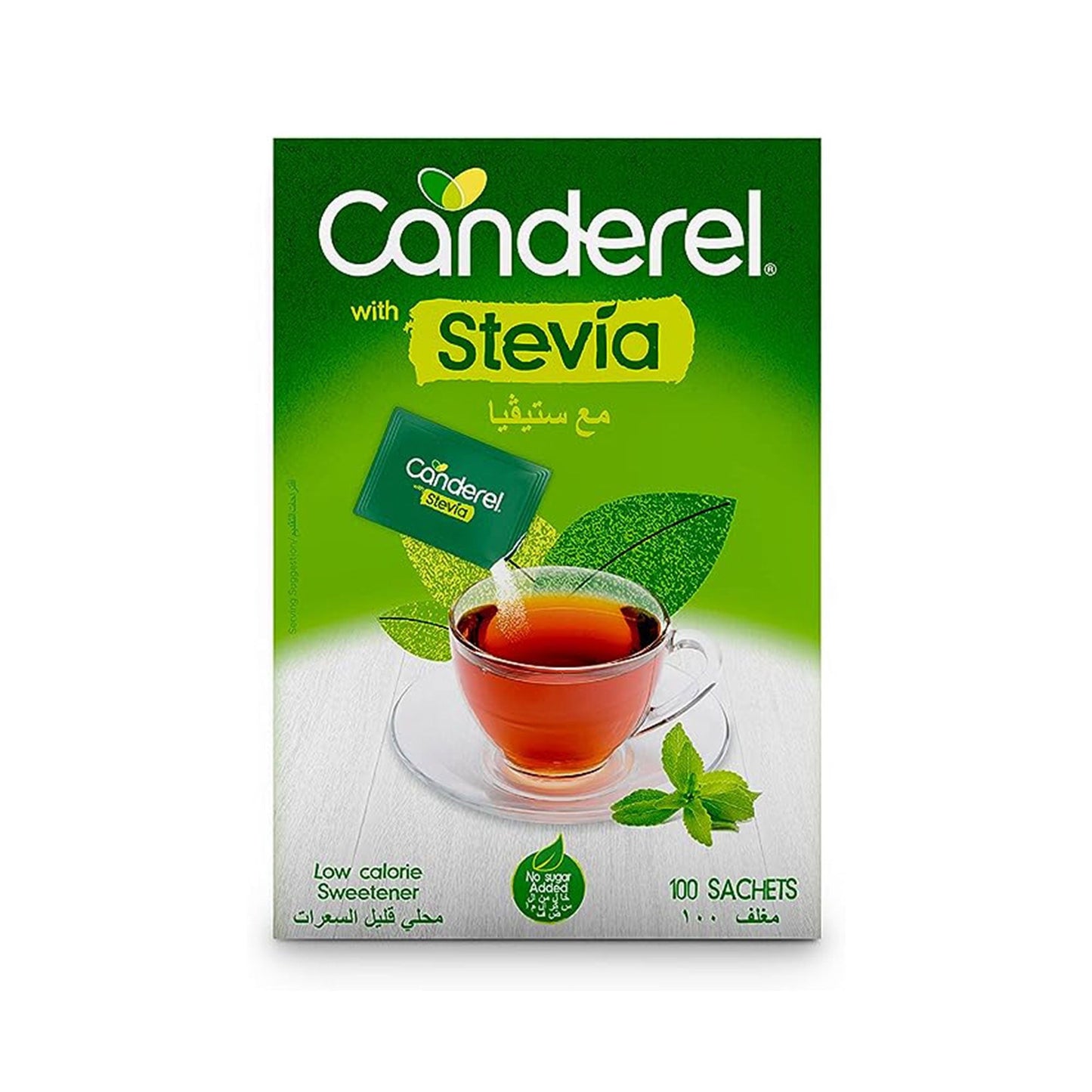 CANDEREL GREEN STEVIA SWEETENER TAB 100 S