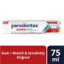 PARODONTAX TOOTH PASTE GUM + BREATH & SENSITIVITY ORIGINAL 75 ML