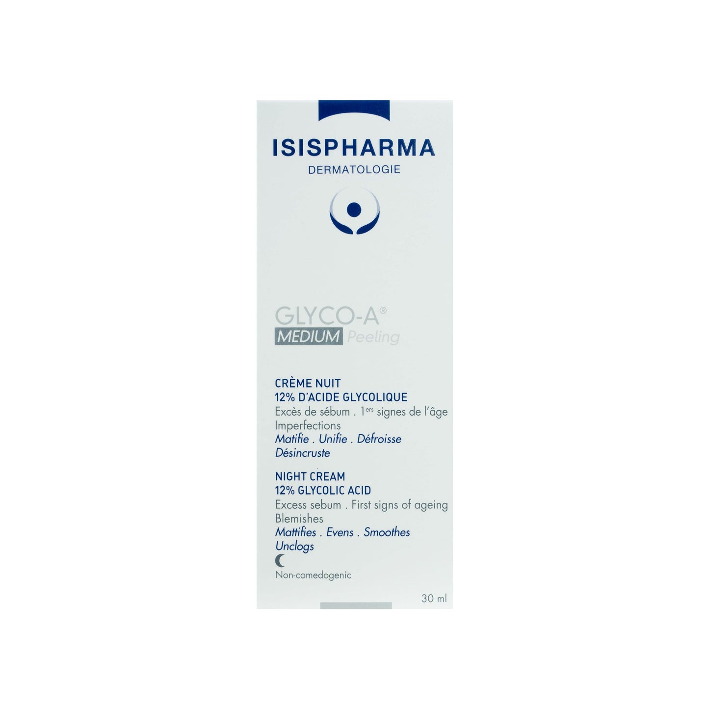 ISISPHARMA GLYCO-A MEDIUM PEELING NIGHT CREAM 30 ML