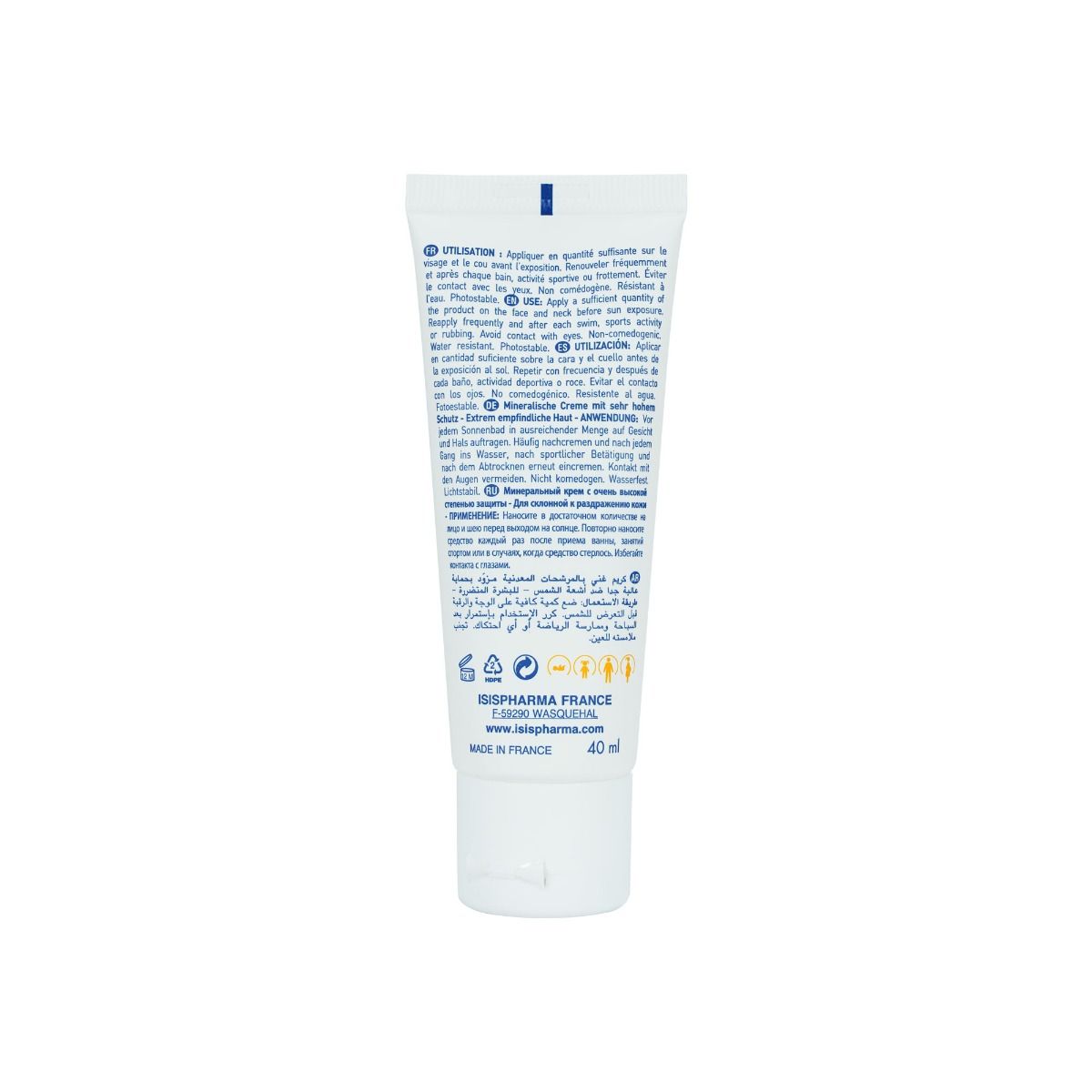 ISISPHARMA UVEBLOCK SPF 50+ MINERAL CREAM 40 ML