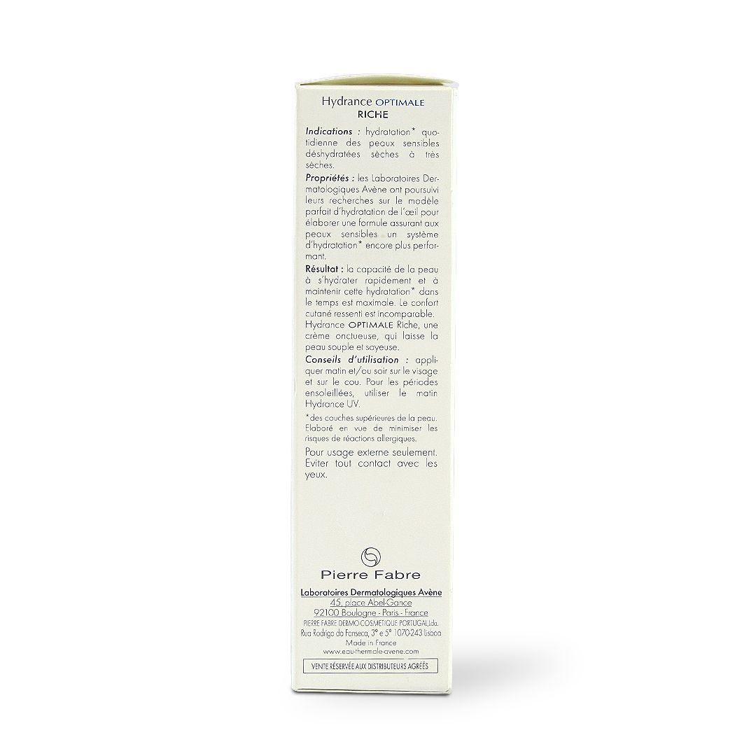 AVENE HYDRANCE OPTIMALE RICH HYDRATING CREAM 40 ML