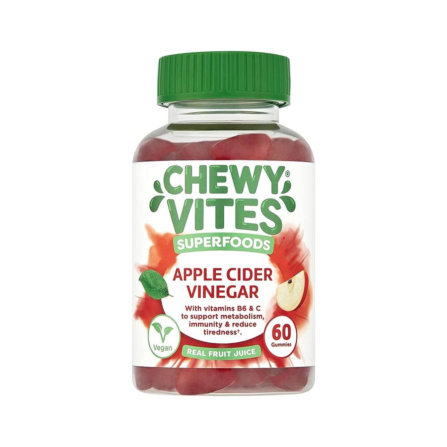 CHEWY VITES SUPERFOODS APPLE CIDER VINEGAR GUMMIES 60 S