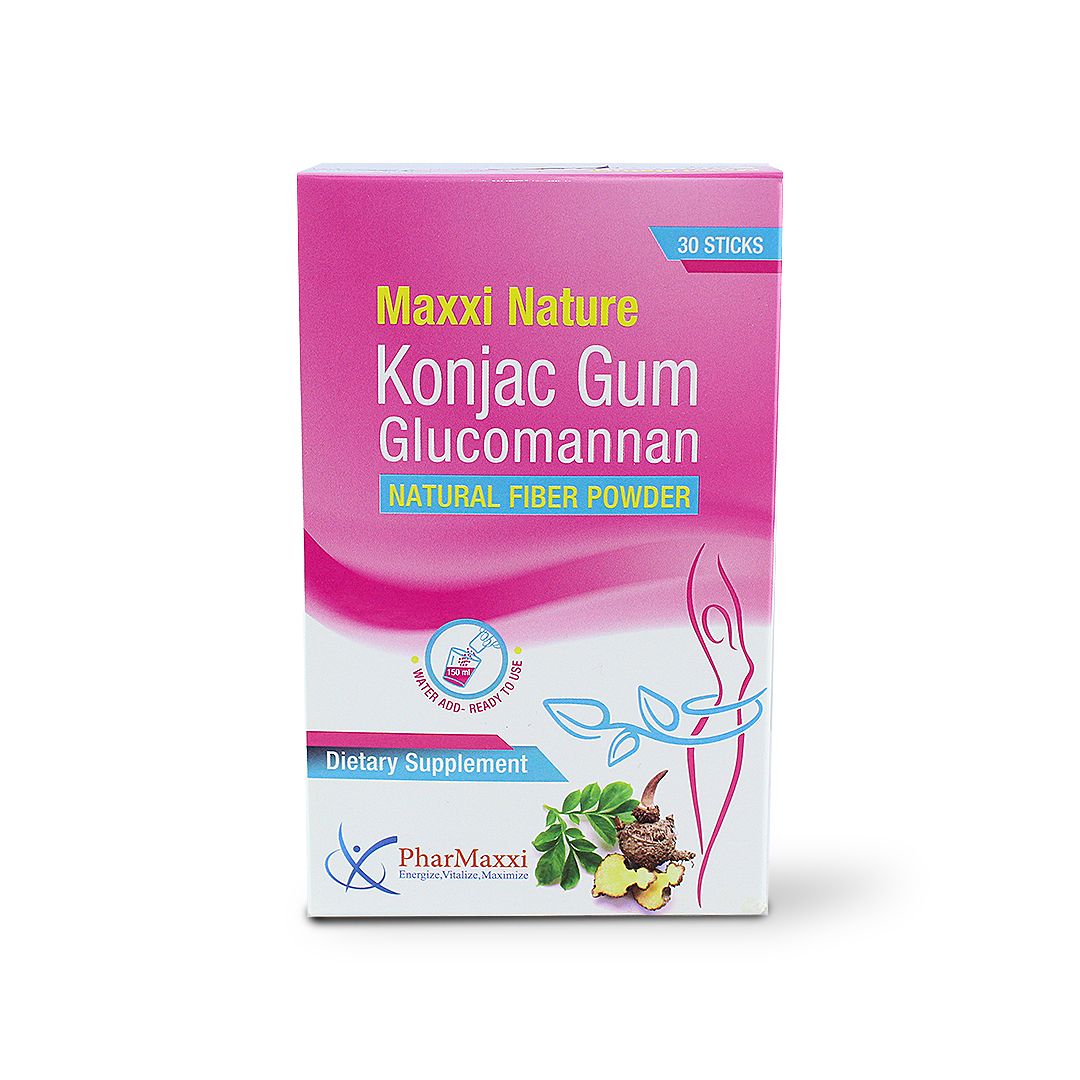 MAXXI NATURE KONJAC GUM GLUCOMANNAN POWDER STICKS 30 S