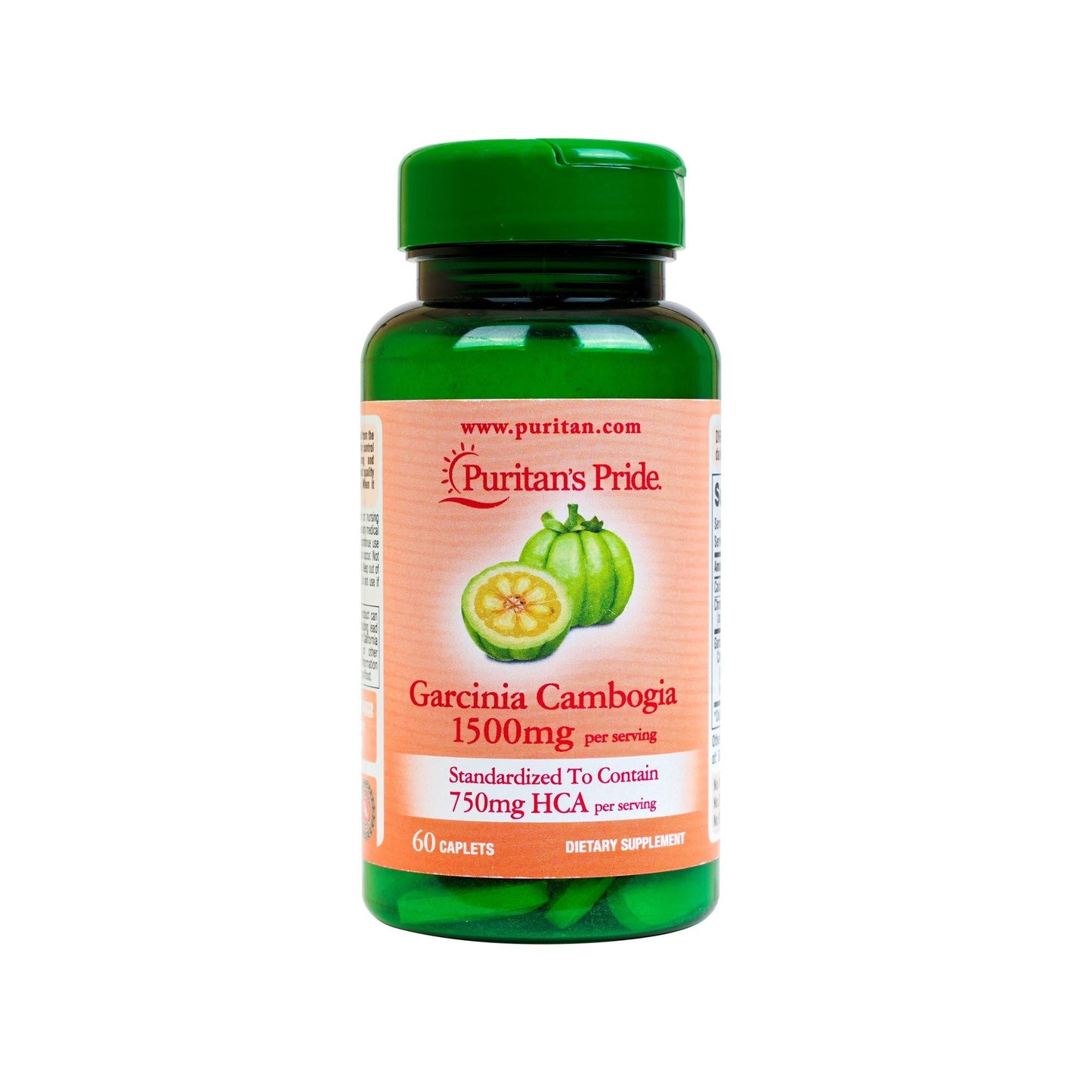 PURITANS PRIDE GARCINIA CAMBOGIA 1500 MG CAPLETS 60 S