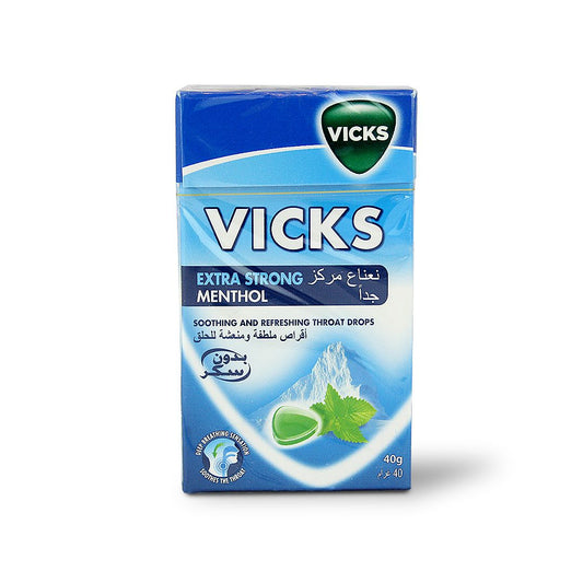 VICKS DROPS EXTRA STRONG MENTHOL 40 G