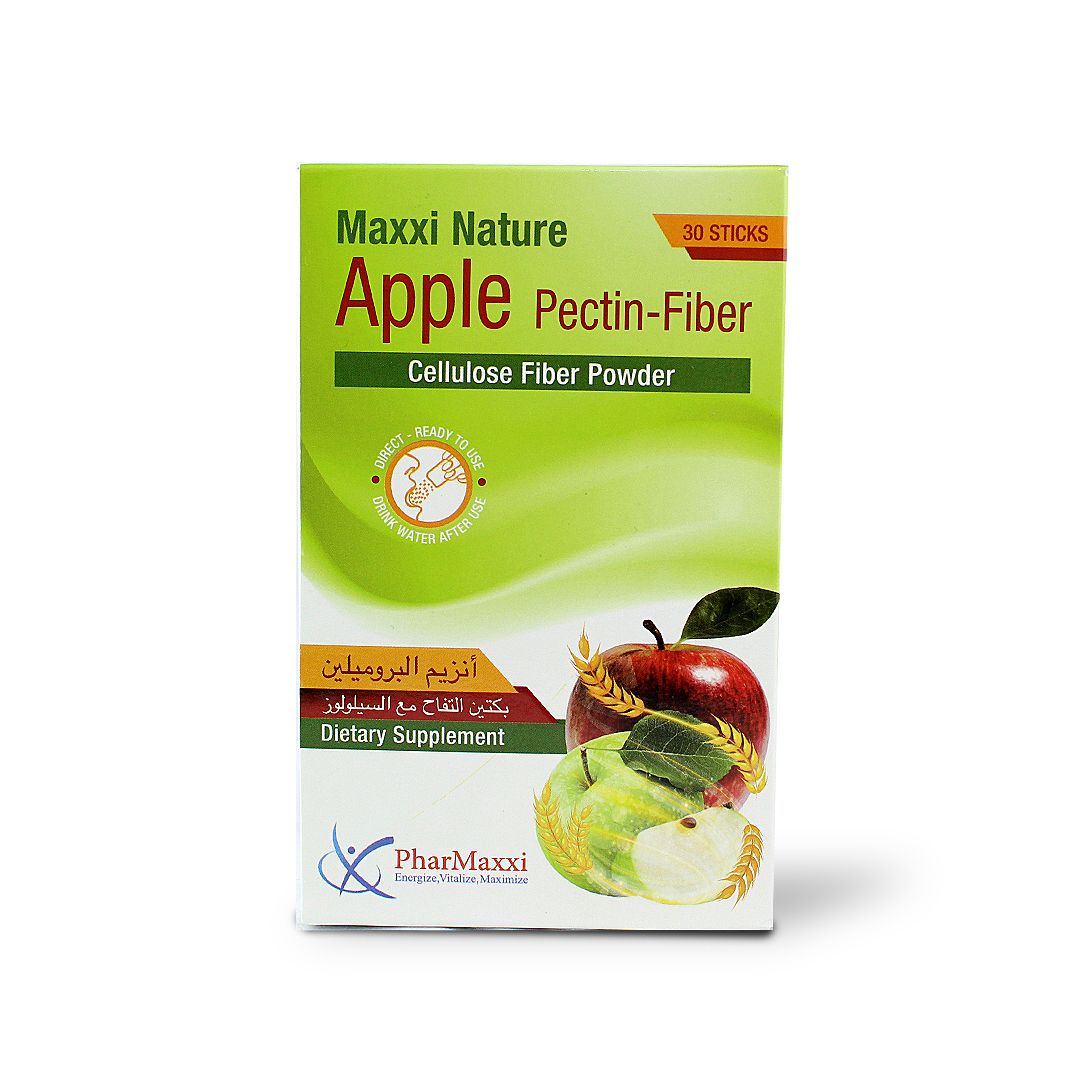 MAXXI NATURE APPLE PECTIN FIBER POWDER STICKS 30 S