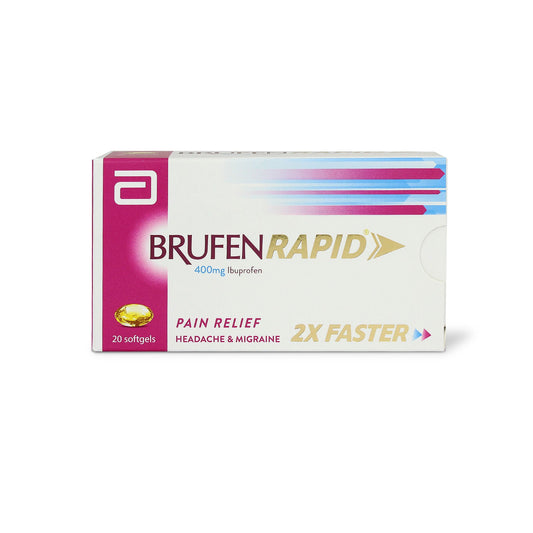 BRUFEN RAPID 400 MG CAP 20 S