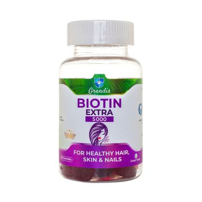 GRANDIS BIOTIN EXTRA 5000 GUMMIES 60 S