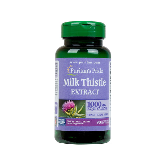 PURITANS PRIDE MILK THISTLE 1000 MG SOFTGELS 90 S