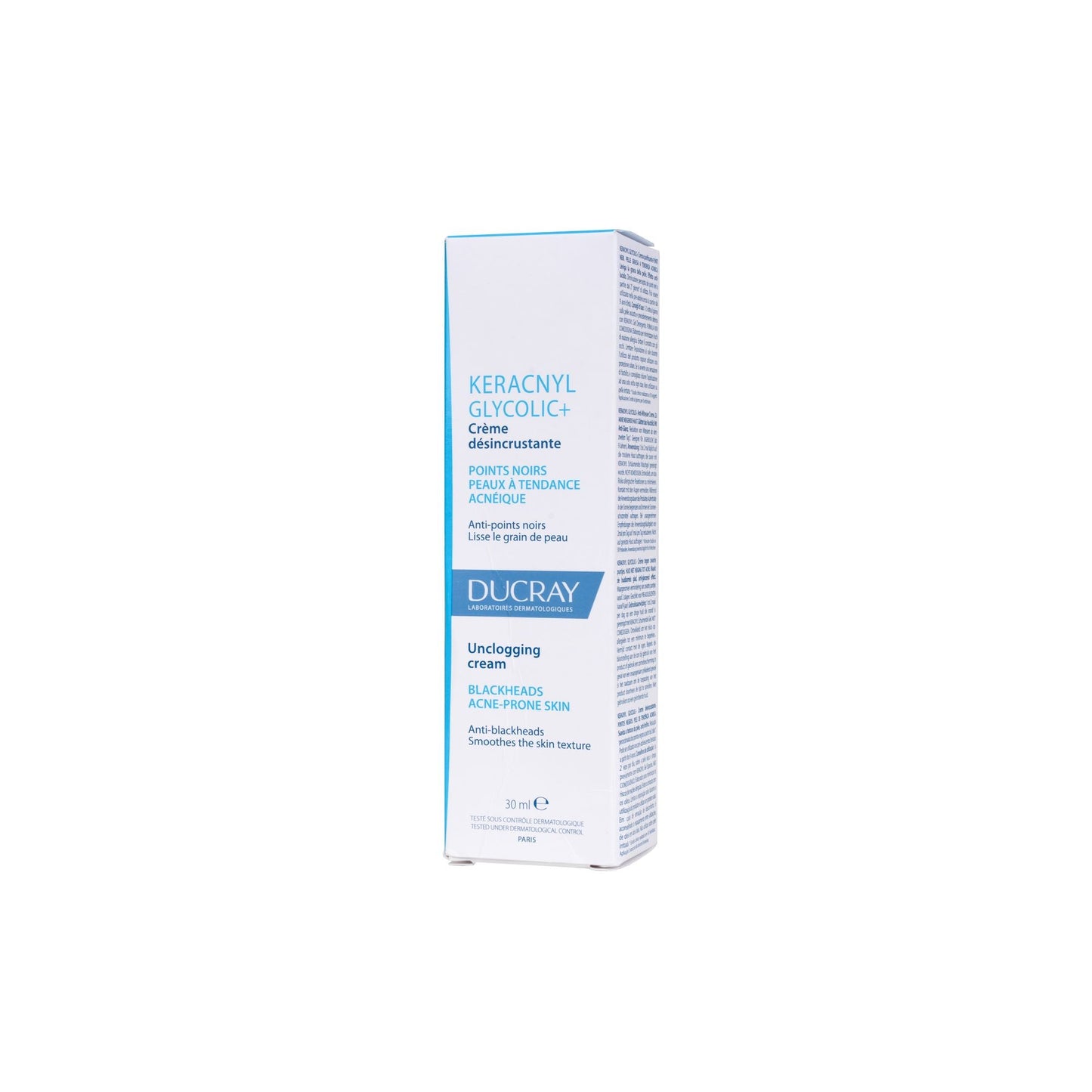 DUCRAY KERACNYL GLYCOLIC+ UNCLOGGING CREAM 30 ML