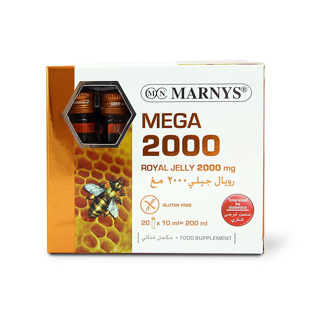 MARNYS MEGA 2000 ROYAL JELLY AMP 10ML 20 S