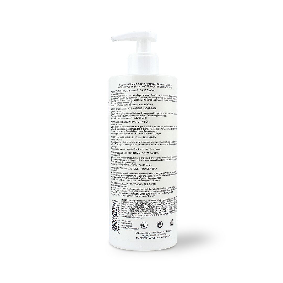 URIAGE GYN-PHY REFRESHING INTIMATE HYGIENE GEL 500 ML