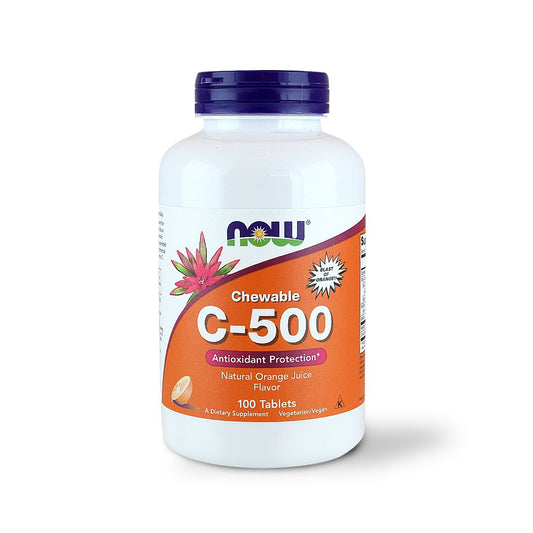 NOW C 500 ORANGE CHEW TAB 100 S