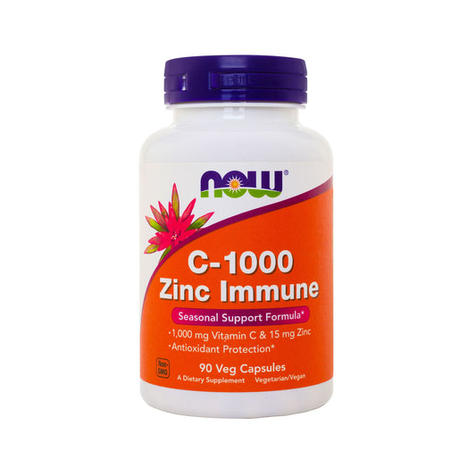 NOW C 1000 + ZINC IMMUNE VEG CAPS 90 S