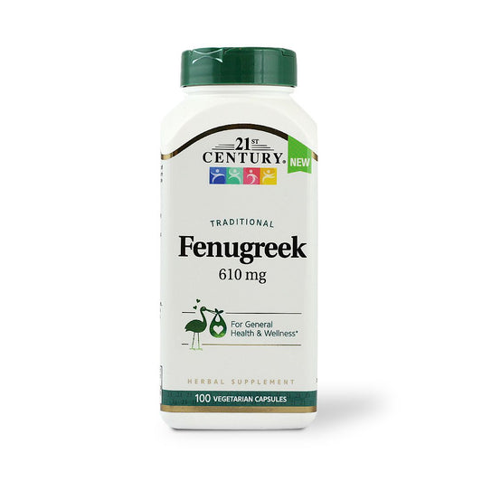 21 ST CENTURY FENUGREEK 610 MG CAP 100 S