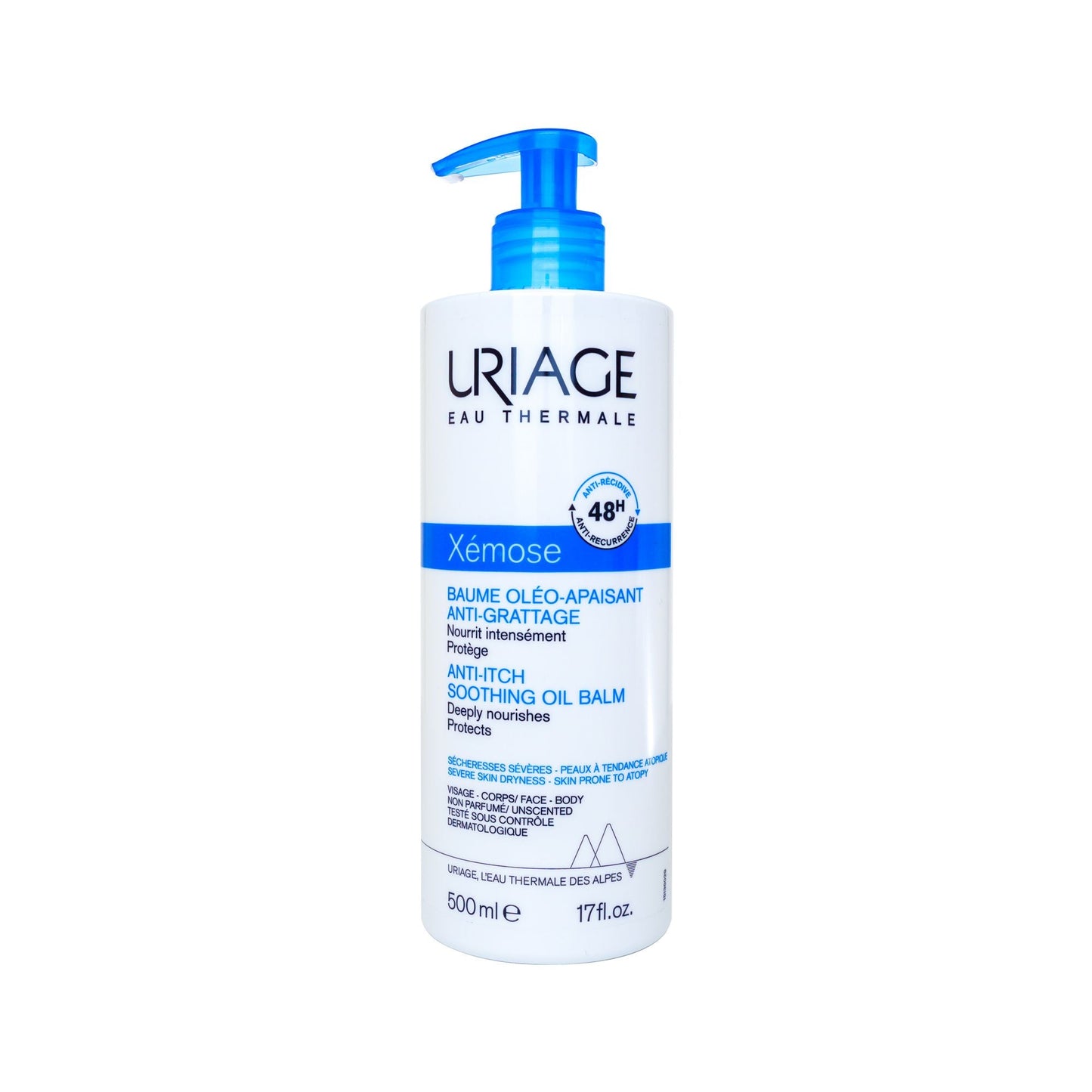 URIAGE XEMOSE ANTI ITCH SOOTHING OIL BALM 500 ML