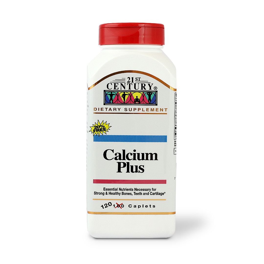 21 ST CENTURY CALCIUM PLUS CAPLET 120 S