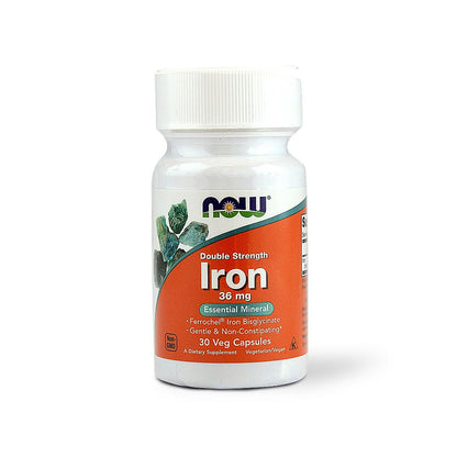 NOW IRON 36 MG FERROCHEL VCAP 30 S