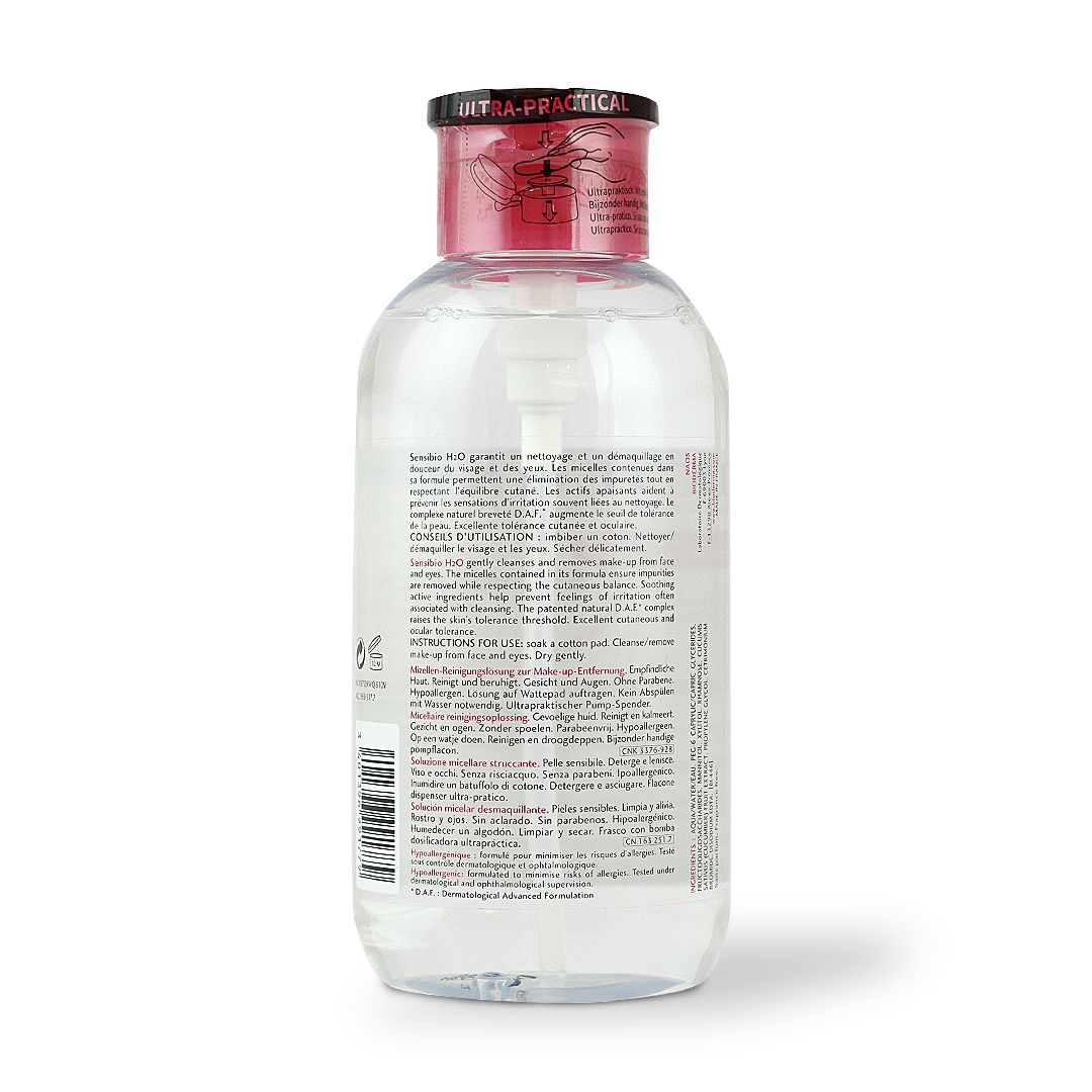 BIODERMA SENSIBIO H2O 500 ML WITH PUMP