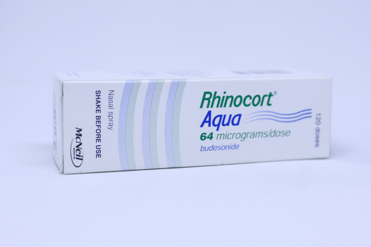 RHINOCORT AQUA 64 MCG NASAL SPRAY 120 DOSES