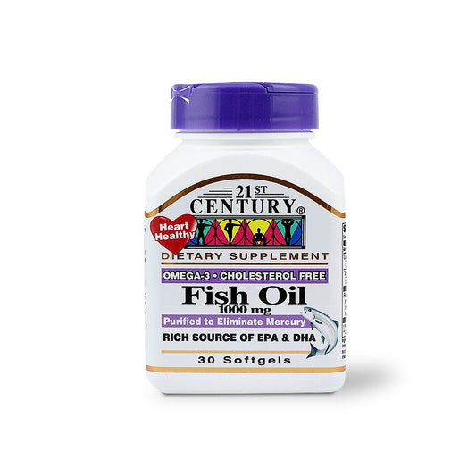 21 ST CENTURY FISH OIL 1000 MG 30 S