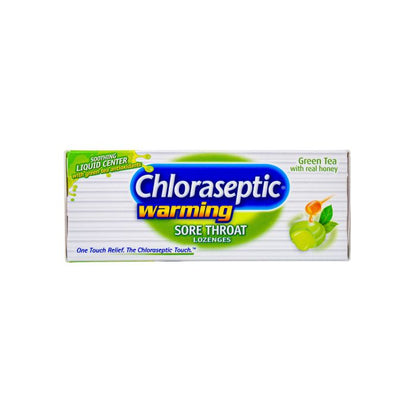 CHLORASEPTIC WARMING GREEN TEA LOZENGES 18 S