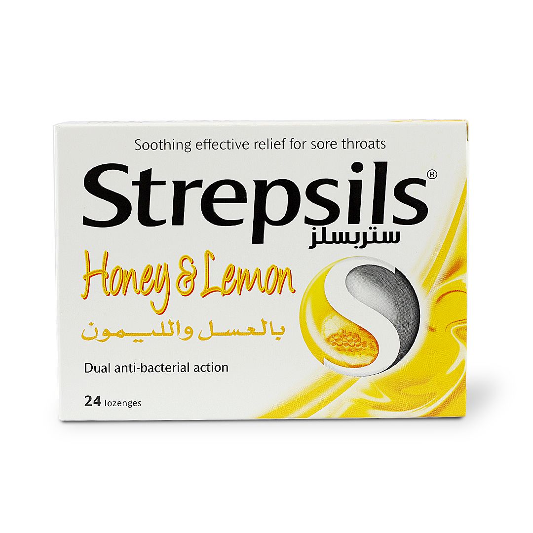 STREPSILS HONEY & LEMON LOZENGES 24 S