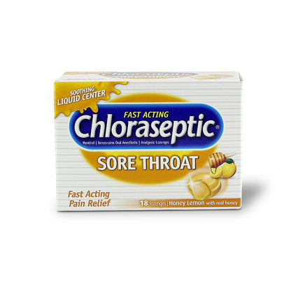 CHLORASEPTIC HONEY-LEMON LOZENGES 18 S