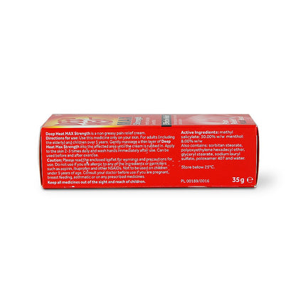 DEEP HEAT MAXIMUM STRENGTH CREAM 35 G