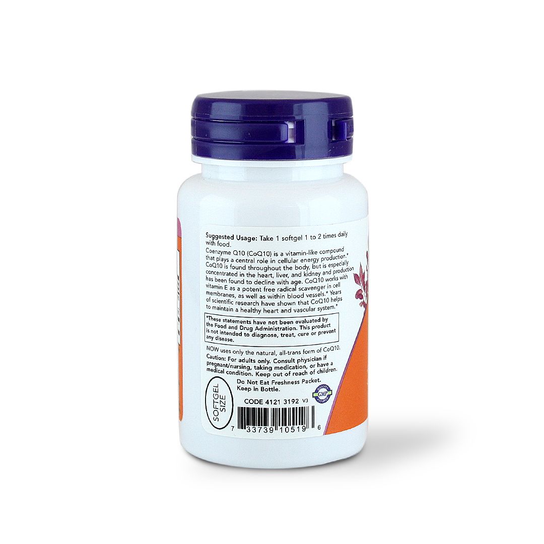 NOW COQ10 50 MG SOFTGELS 50 S