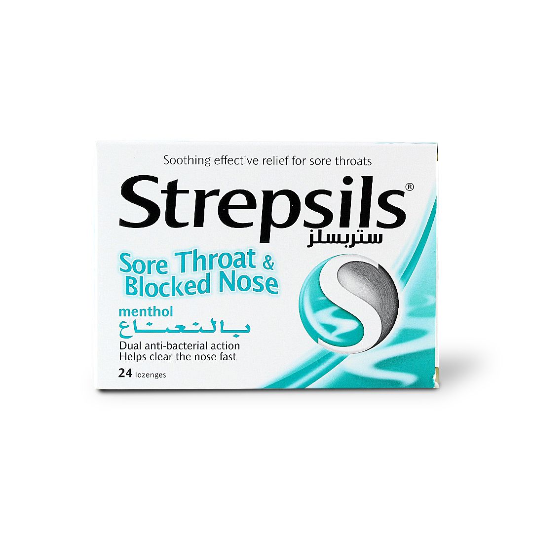 STREPSILS MENTHOL LOZENGES 24 S