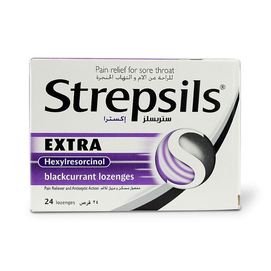 STREPSILS EXTRA LOZENGES 24 S