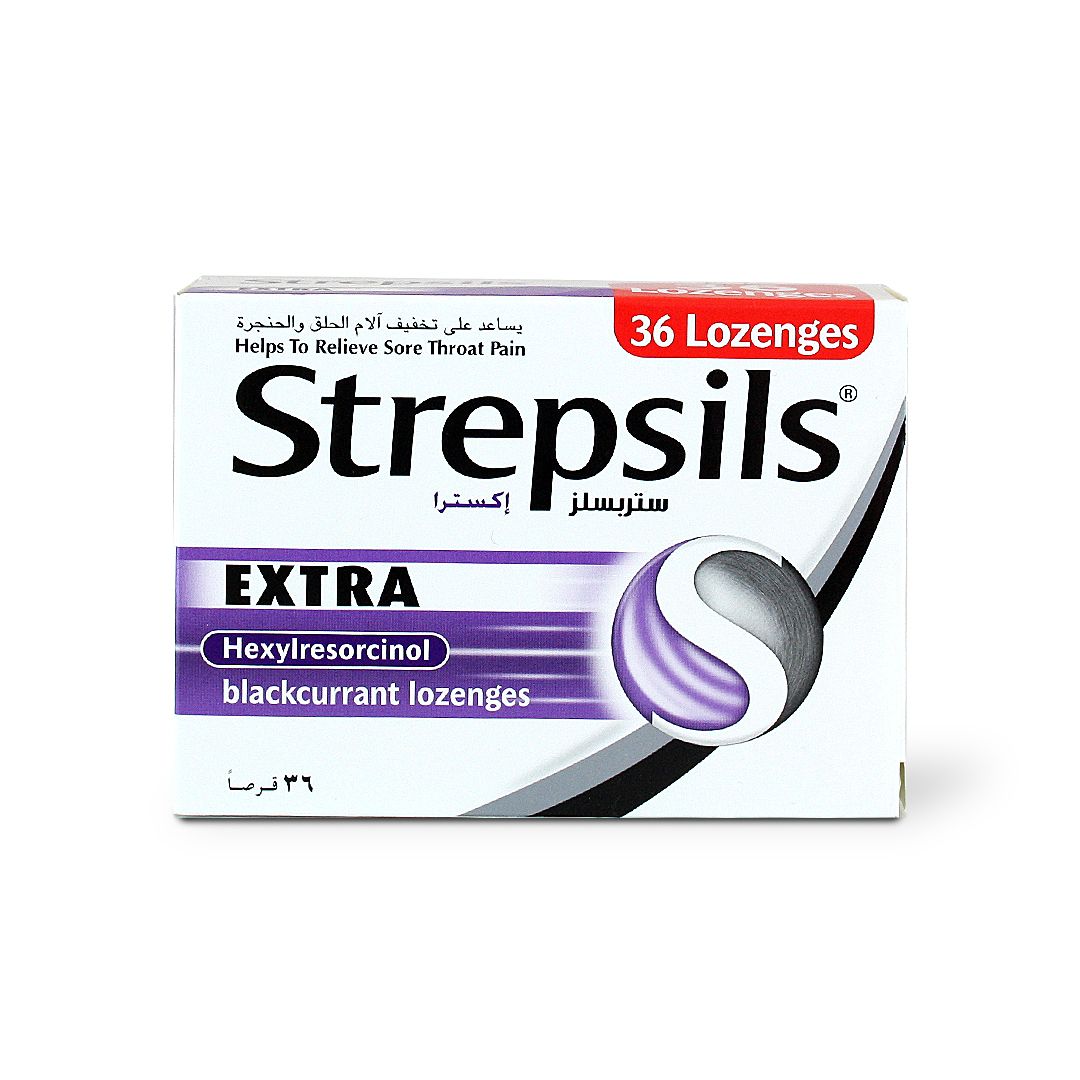 STREPSILS EXTRA LOZENGES 36 S