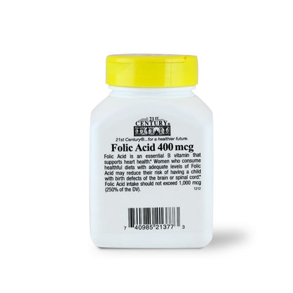 21 ST CENTURY FOLIC ACID 400 MCG TAB 250 S