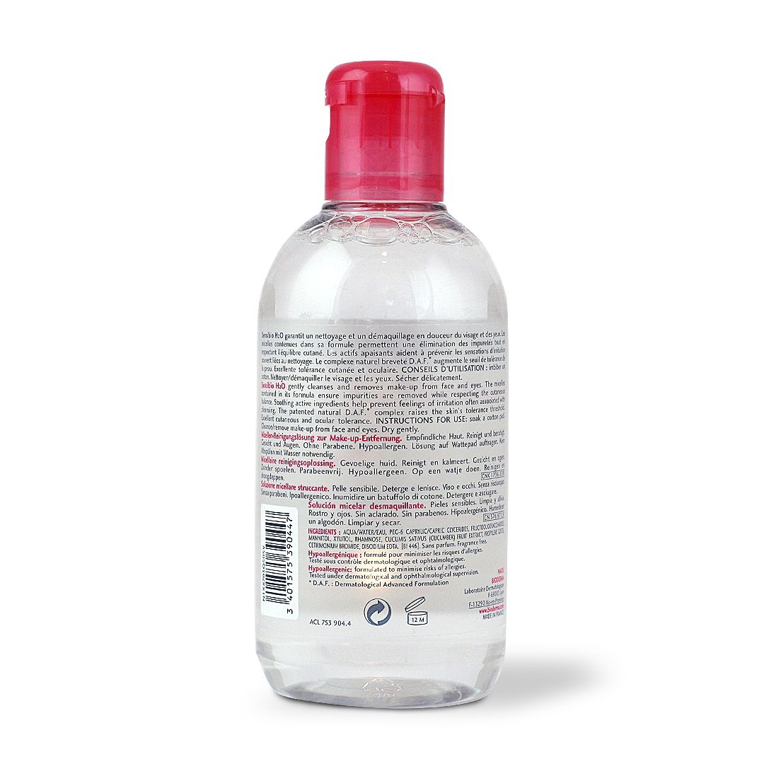 BIODERMA SENSIBIO H2O MICELLE SOLUTION 250 ML