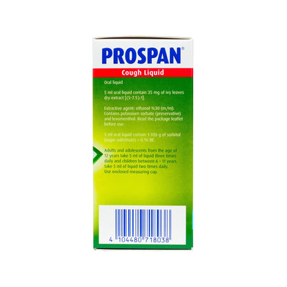 PROSPAN MENTHOL SYRUP 100 ML