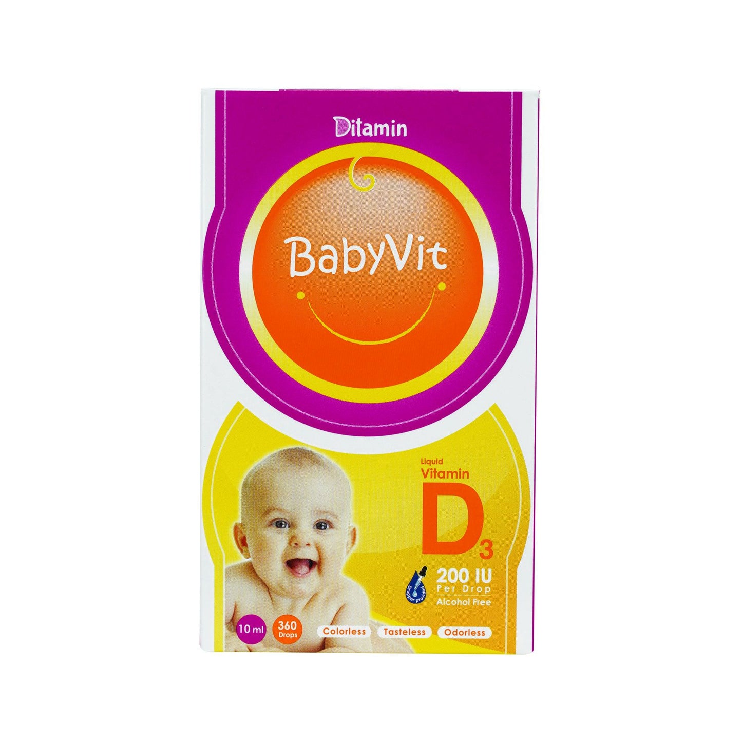 DITAMIN BABYVIT D3 200 IU DROPS 10 ML