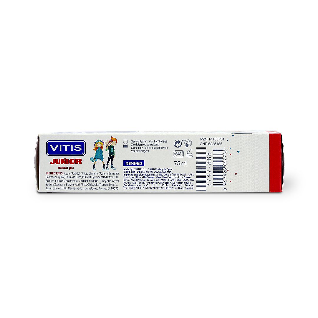 VITIS TOOTH PASTE GEL JUNIOR 75 ML