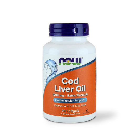 NOW COD LIVER OIL 1000 MG SOFTGELS 90 S